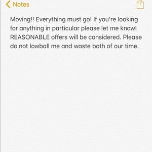 Everything must go !!